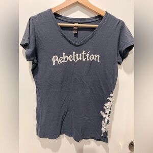 Rebelution Blue Gray Concert Tee